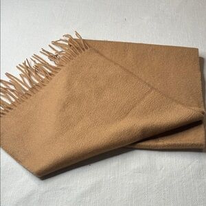 Cozy Camel Fringe Scarf